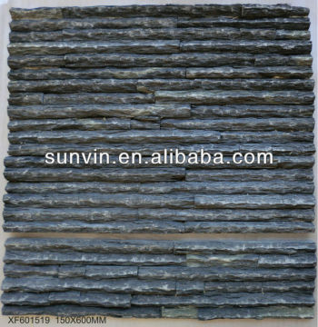 Black culture natural stone exterior wall cladding