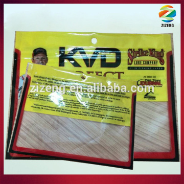 fishing bait bag, fishing hook bag with clear window