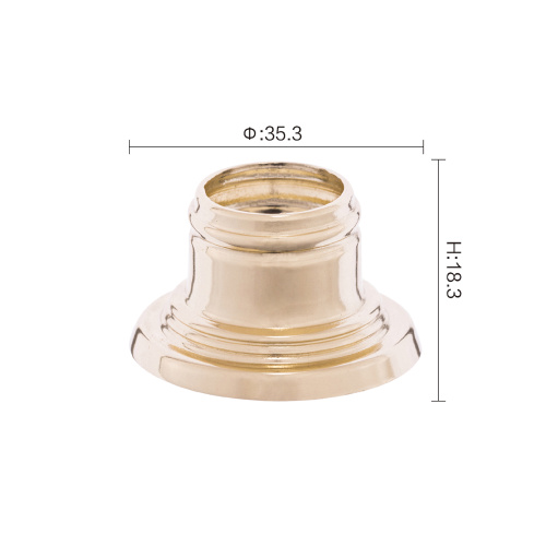Good magnetic aluminium perfume bottle cap use collar