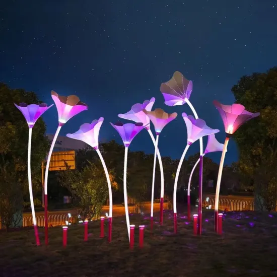 LED Morning Glory Shaped Light