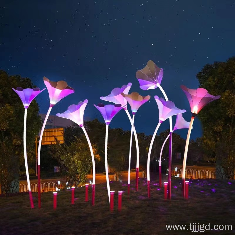 LED Morning Glory Shaped Light