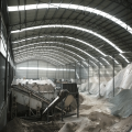 Low-cost milling plant raw material storage system