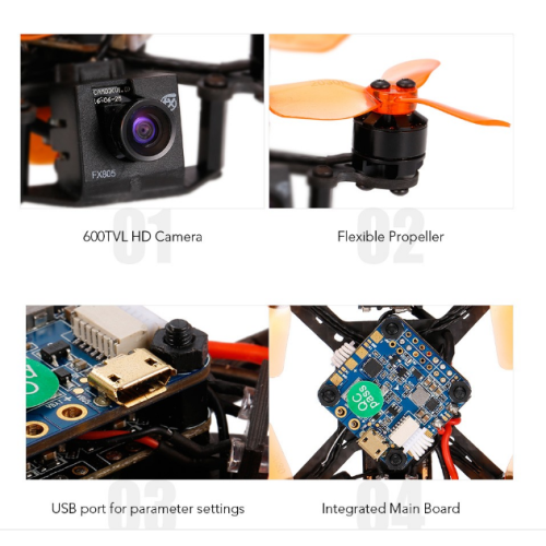 88 Brushless Drone With Frsky XM 16CH Receiver