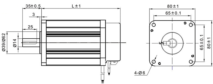 750w Bldc Motor