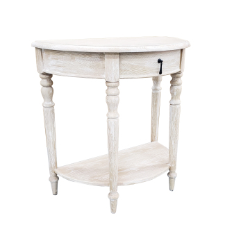 Mrs. Wood's High-Quality White Nature Oak End Tables and Nightstands for Bedroom - Hot Sale