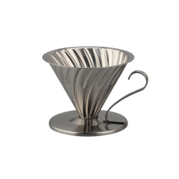 Zona de filtro de café em aço inoxidável