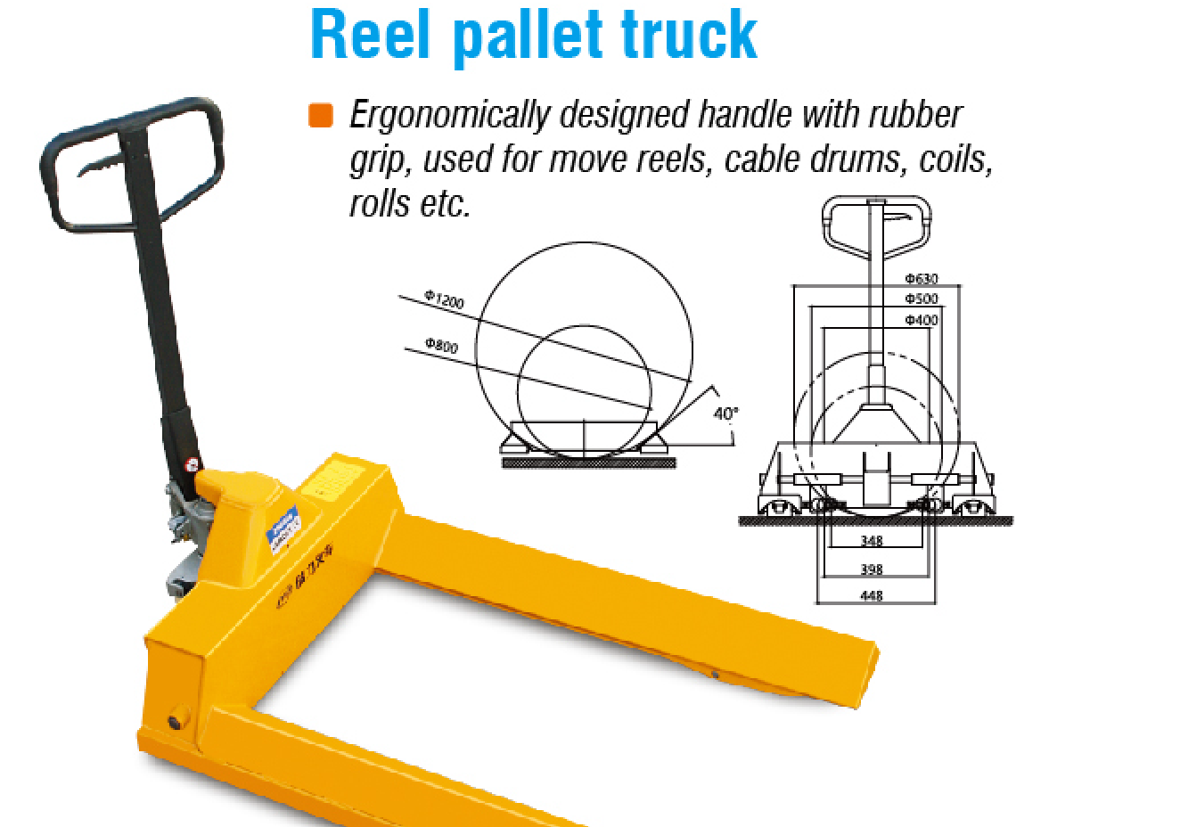 SBJ Reel pallet truck