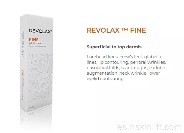 Inyección de ácido hialúrico Revolax Filler dérmico para LIP