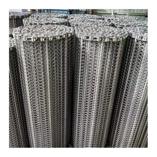 Ss304 Stainless Steel Chain Spiral Conveyor Belt - Metal Balance Weave Wire Mesh Belt Conveyor