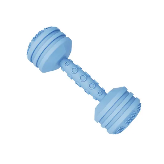 Silicone Rattle Teether for Baby and Toddler Girls or Boys: The Perfect Newborn Dumbbell Toy