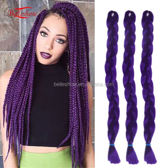Hot sell 41inch 82inch 165g S 82 Inch expression crochet braid hair
