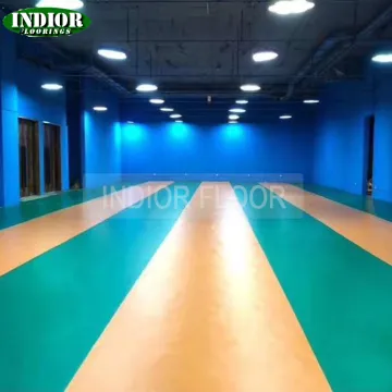 New Modern High Gloss PVC Floor Rolls: Easy Spinning Ballet Dance Flooring & Hotel Applications