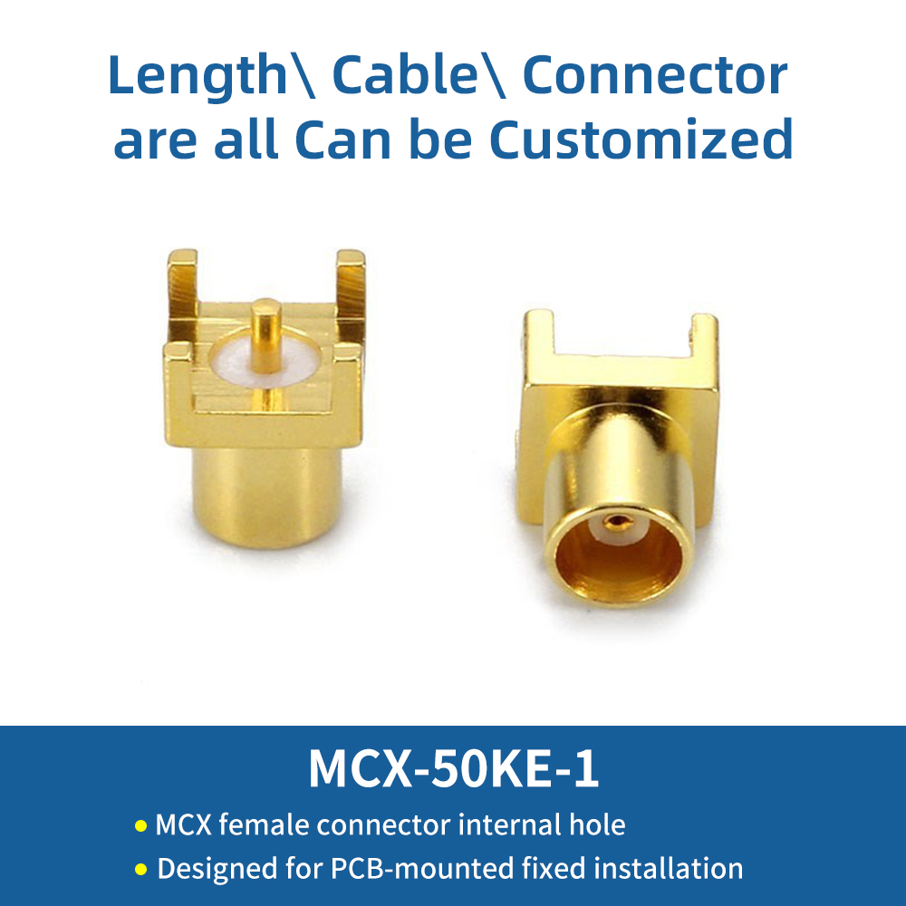 MCX Female Straight Connector for PCB 5
