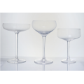 Champagne Saucer Glass Set transparent champagne coupe glass set Manufactory