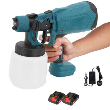 Cordless Electric Airless Spray Gun Machine - 21V Lithium Battery Powered for Paints & Emulsions