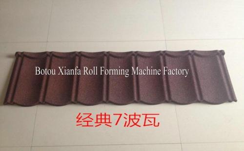 XF Gegalvaniseerd stalen plaat Vermiculiet Tile Vorming Machine
