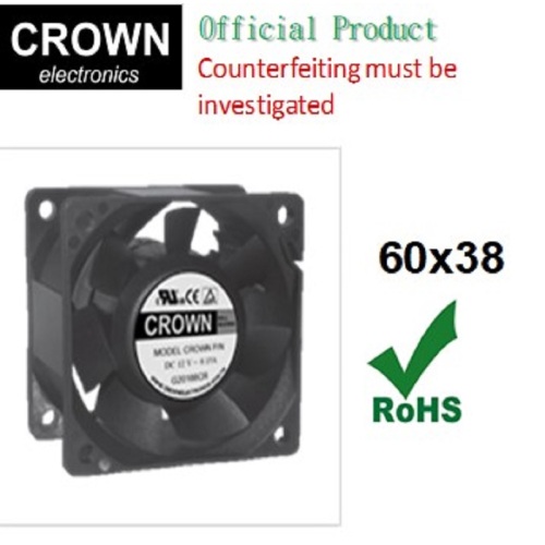 Ventilador de corona 6038 ventilador de enfriamiento ventilador axial