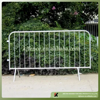 Big event crowd control metal barrier