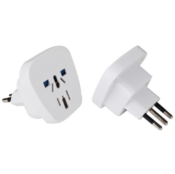 Hot Design Insulated Pin Universal Poland England Austria to Italy Travel Adapter Converter
