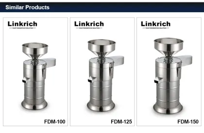 High Thermal Efficiency Stainless Steel FDM Soybean Grinder Machine FDM-100