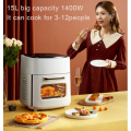 Big Size 360 ​​Aquecimento Oil Fryer Fryer 15L