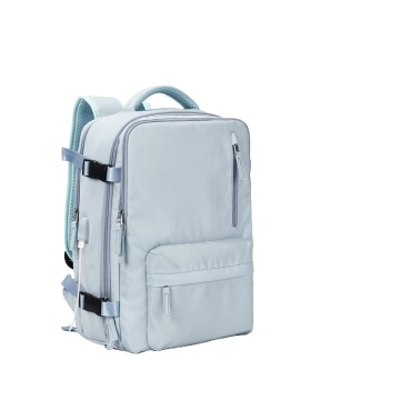 Large Capacity Solid Color Girl Backpack: Comfortable and Foldable