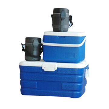 Hot selling HDPE+PS cooler box, 40+10+2x2L, wholesale