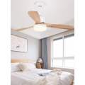 Hot sale solid wood blade ceiling fan light