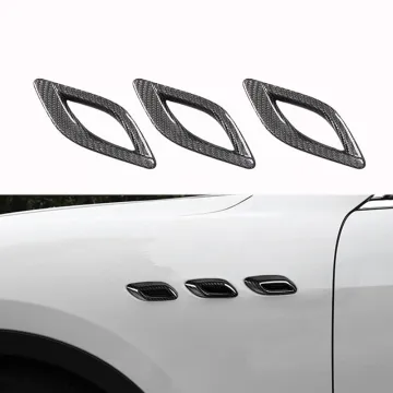 6pcs Carbon Fiber Side Fender Vents for Maserati Quattroporte M156 2013