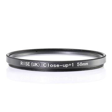 RISE(UK) 58mm Close-Up +1 Macro Lens Filter for Nikon Canon SLR DSLR Camera