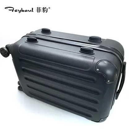Factory price printed hard luggage Smart Boarding travel suitcase trolley luggage bag