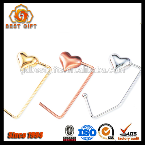 mini heart shape wholesale cheap bag hanger hook