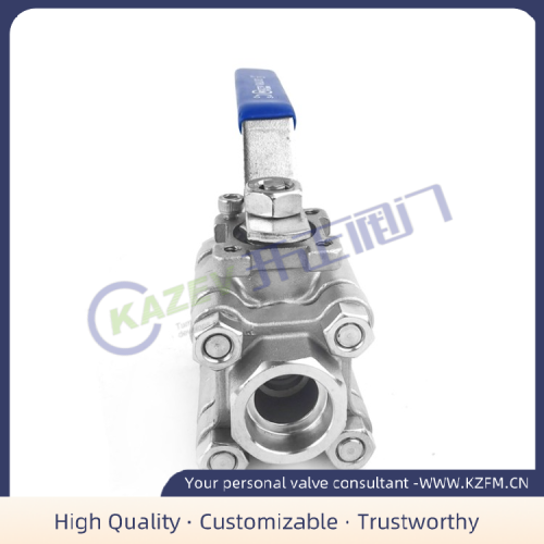 Three-piece threaded ball valve 2000WOG