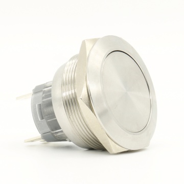 Interruttore a pulsante in metallo da 28 mm IP65 Implooteo 2NO OFF con terminali a 4 pin in acciaio inossidabile