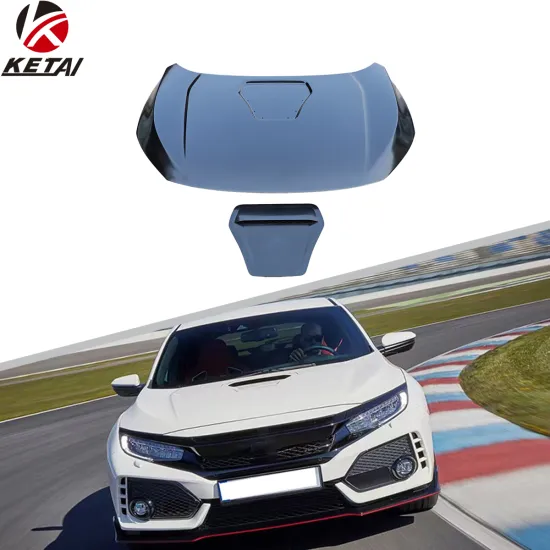Type-R Style Steel Hood Bumper Accessories for Honda Civic 2016-2022