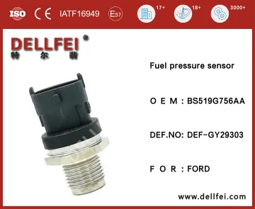 Fuel Common Rail Pressure Sensor BS519G756AA for FORD