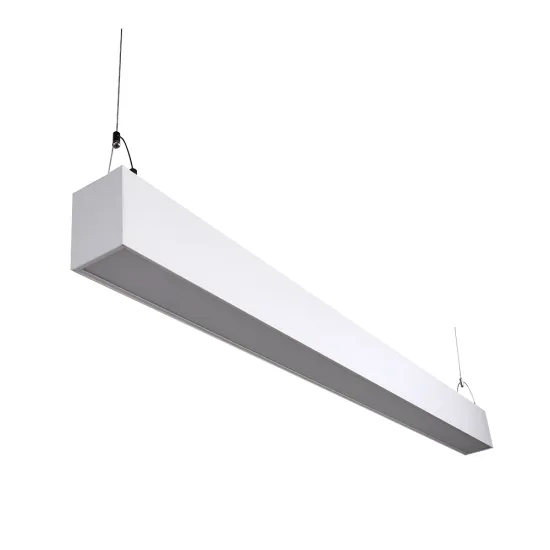 Slim LED Architectural Suspended Linear Light - 2FT to 8FT, 20W to 30W, Aluminium Profile Office Lighting