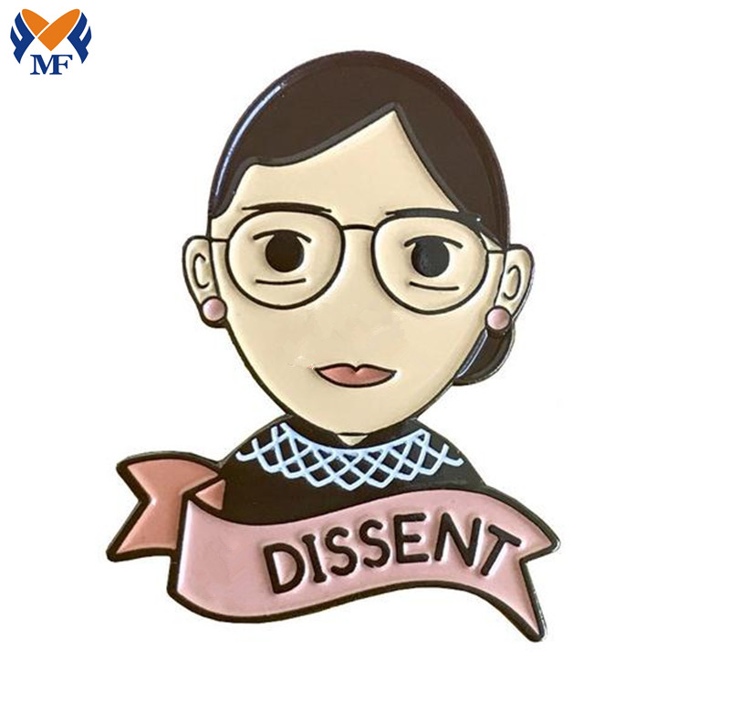 Dissent Enamel Pin