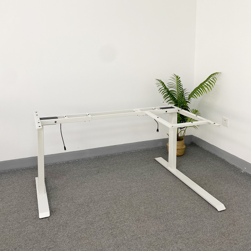 L vormhoogte verstelbare sit staand bureau frame