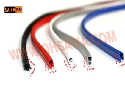 Rubber U-Channel PVC Anti-Collision Automobile Car Protection Edge Trim Protector