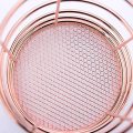 Rose Gold Storage Basket Makeup Organizers Box