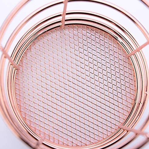 Wire Storage Basket Rose Gold Storage Basket Makeup Organizers Box Supplier