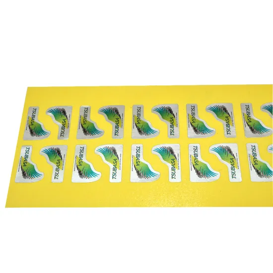 Holographic Gold Silver Hot Foil Cosmetic label Printing