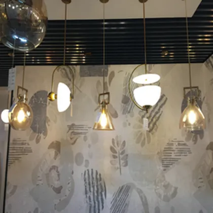 Special design glass hanging lighting