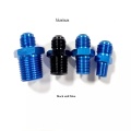 6AN Male to 1/8NPT Male Fuel Hose Adapters