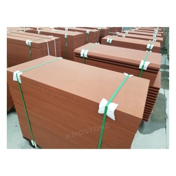 Competitive Price Red Sandstone Tile for Villa, Indoor, and Hotel