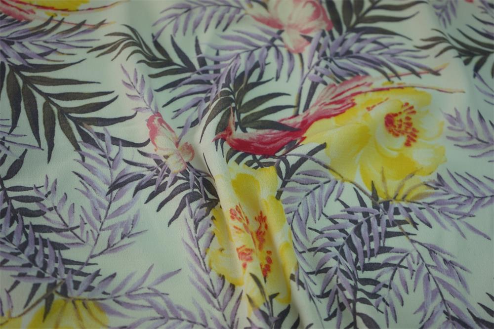 Viscose Moroccan Crepe Print Fabric