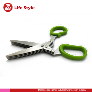 nice quality 5 blade herb scissors for cutting