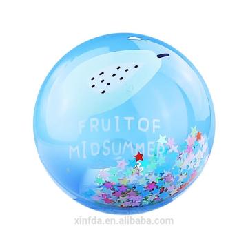 2016 Wholesales High Quality Custom Printing 100mm TPU air bouncing kids toys led ball