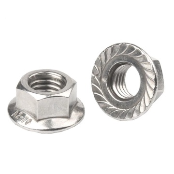 DIN6923 Carbon Steel Hexagon Flange Nuts